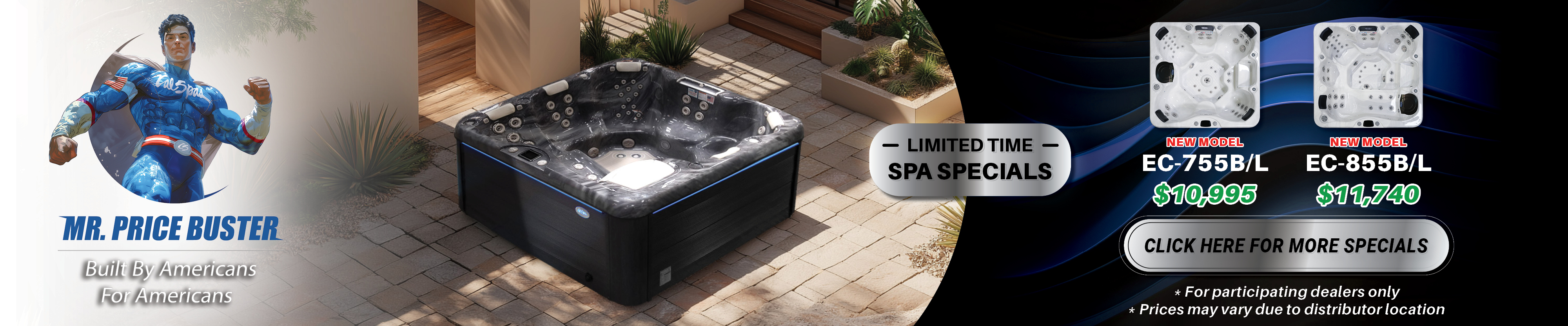 Calspas hot tub being used in a family setting - Lake Charles